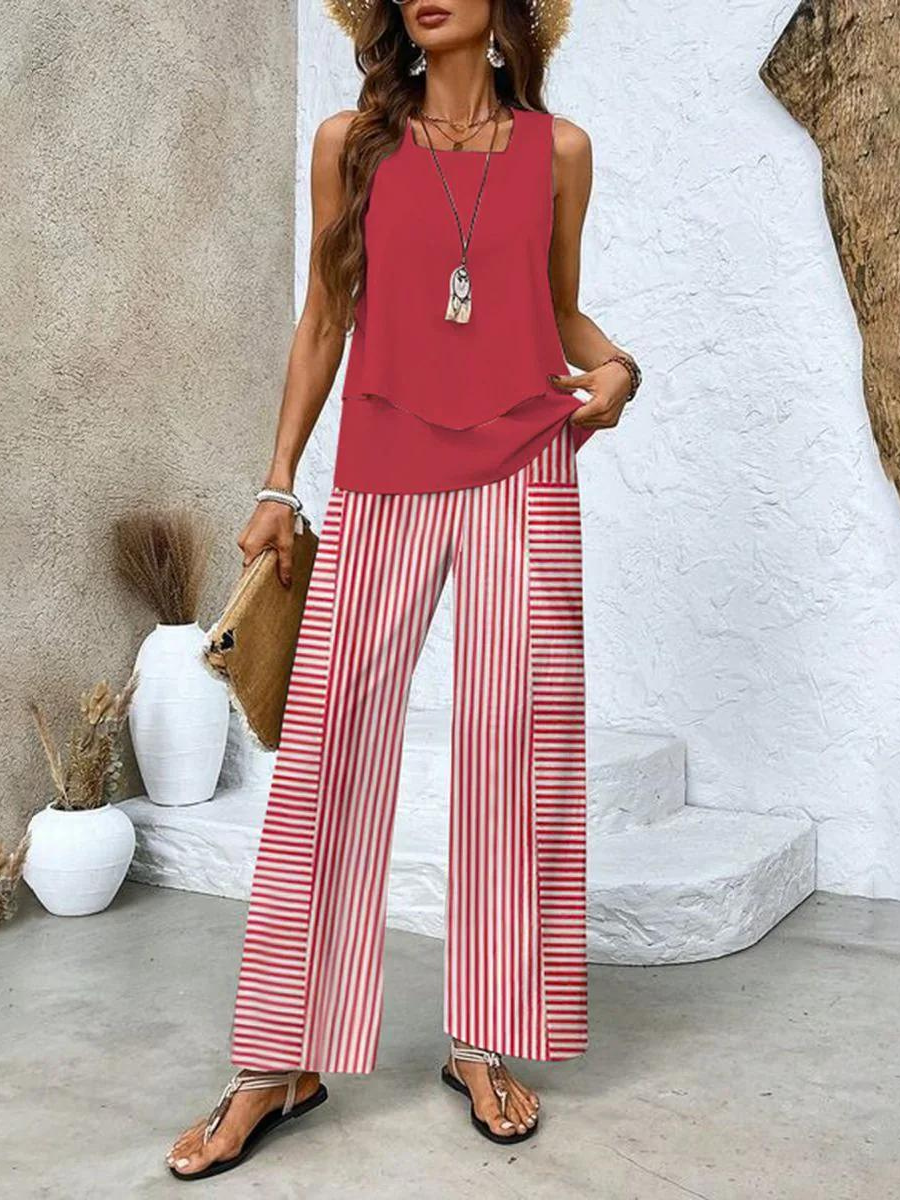 Gwyneth Wide Leg Two-Piece Set
