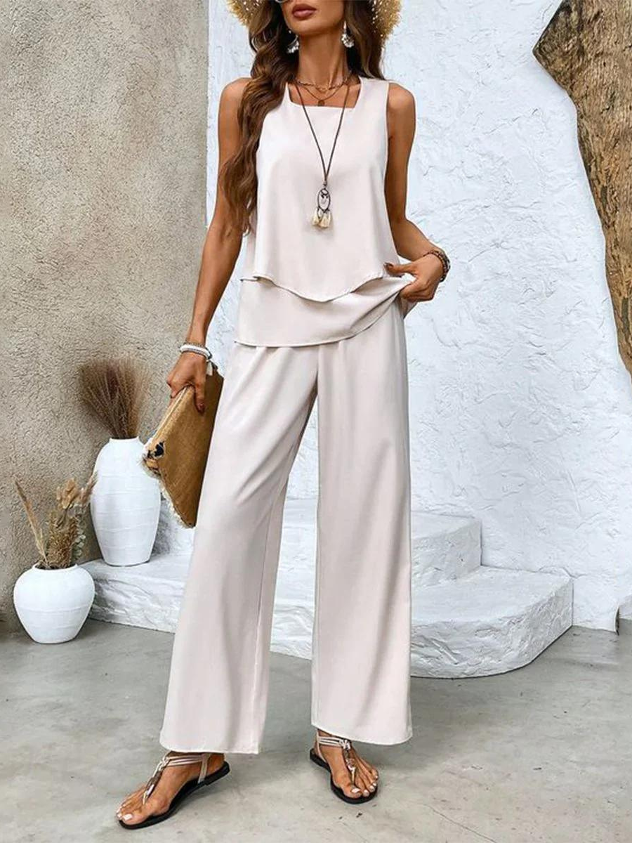 Gwyneth Wide Leg Two-Piece Set