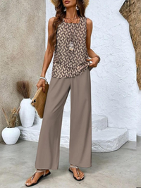 Gwyneth Wide Leg Two-Piece Set