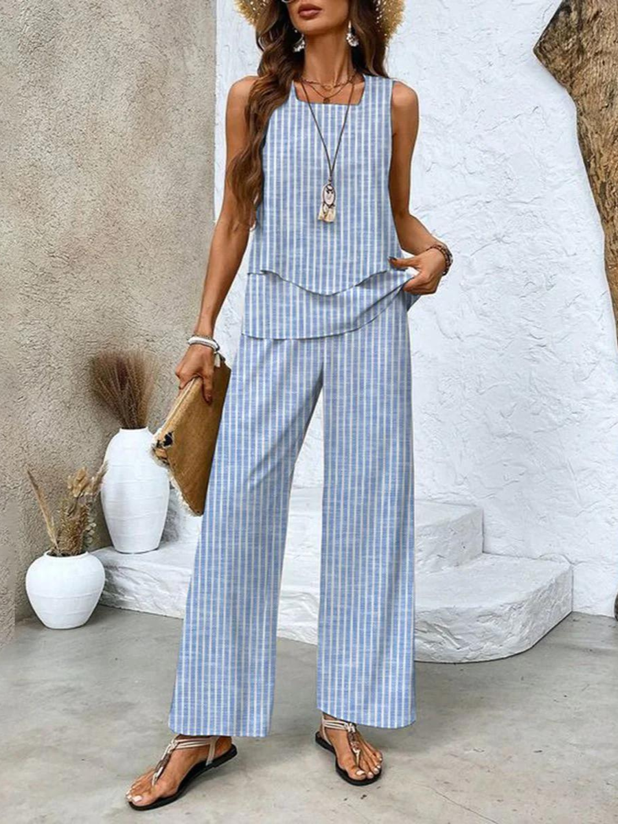 Gwyneth Wide Leg Two-Piece Set