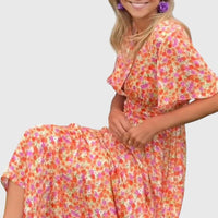 Eartha Floral V-Neck Maxi Dress