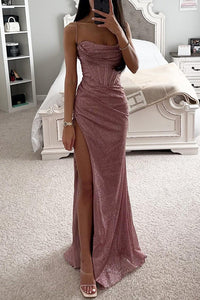 Fiora Sequin Corset Maxi Dress