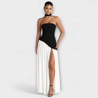 Corisande Corset Pleated Maxi Dress