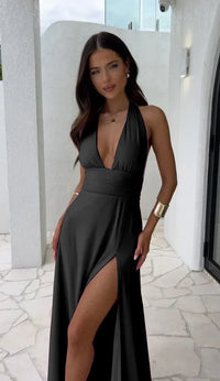 Griselda V-Neck Maxi Dress