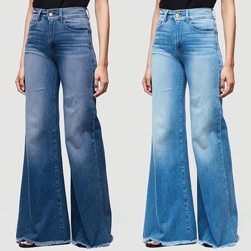 Aurora Retro Bell Bottom Flared Jeans