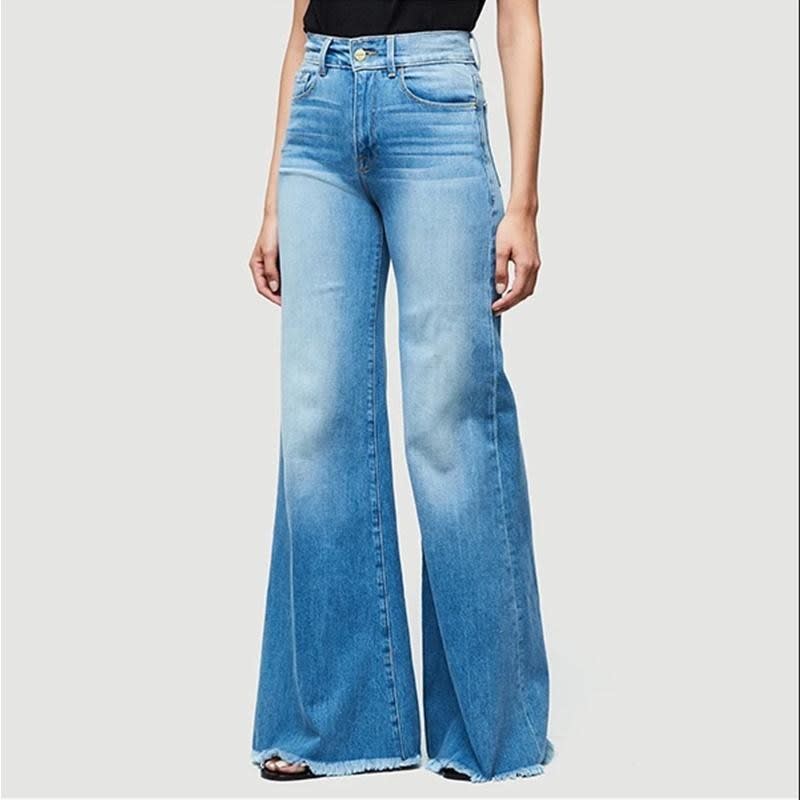 Aurora Retro Bell Bottom Flared Jeans