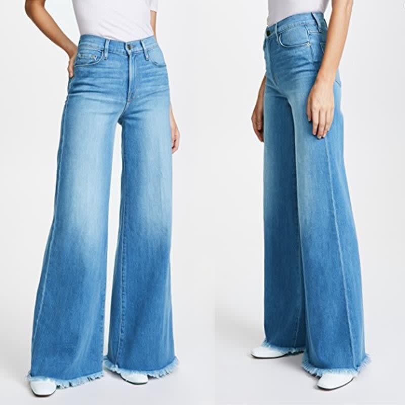 Aurora Retro Bell Bottom Flared Jeans