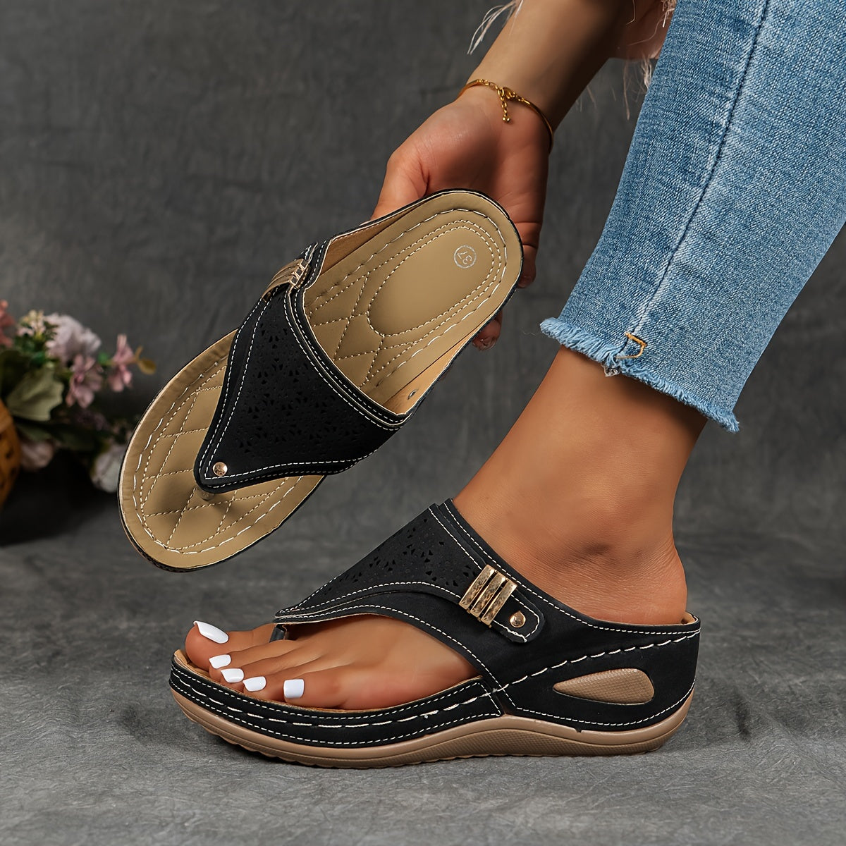 Oleander Orthopedic Arch Support Sandals