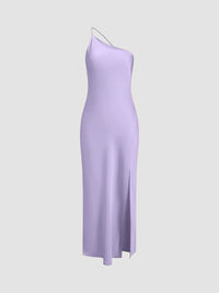 Audra Backless Satin Maxi Dress