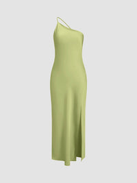 Audra Backless Satin Maxi Dress