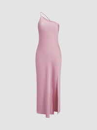 Audra Backless Satin Maxi Dress