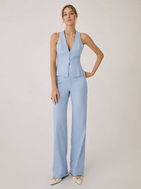 Bluebell Linen Two-Piece Trouser Set