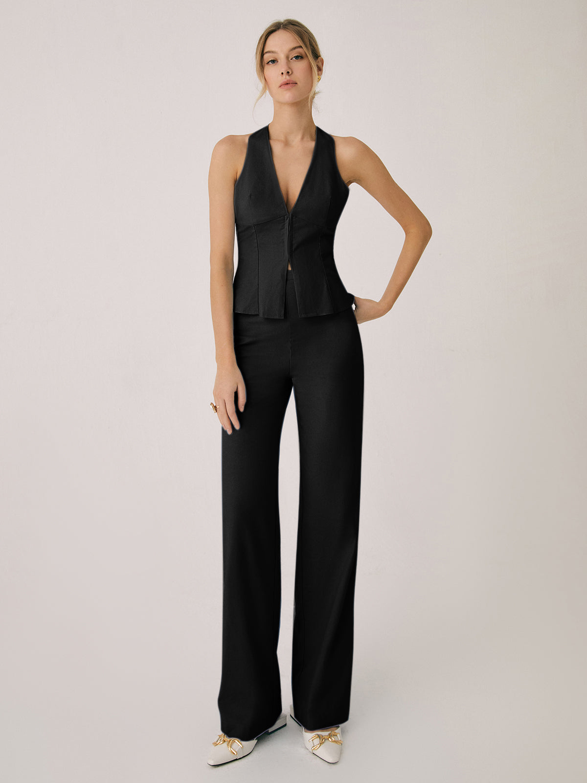 Bluebell Linen Two-Piece Trouser Set_5