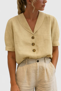Scarlett Breathable Button Blouse Relaxed Fit
