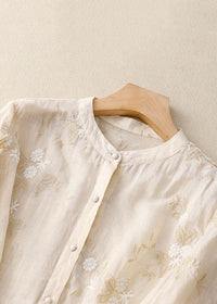 Monica Watson Embroidered Relaxed Blouse Feminine Fit