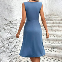 Lilias Floral V-Neck Midi Dress