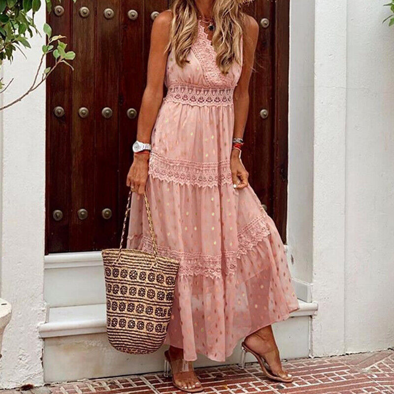 Calanthe Boho Lace Maxi Dress_4