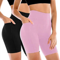Loela High Waisted Tummy Control Biker Shorts