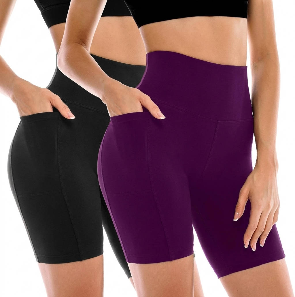 Loela High Waisted Tummy Control Biker Shorts