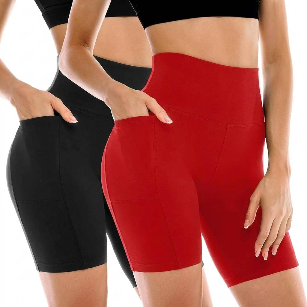 Loela High Waisted Tummy Control Biker Shorts_5
