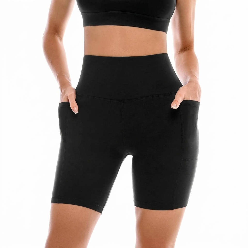 Loela High Waisted Tummy Control Biker Shorts