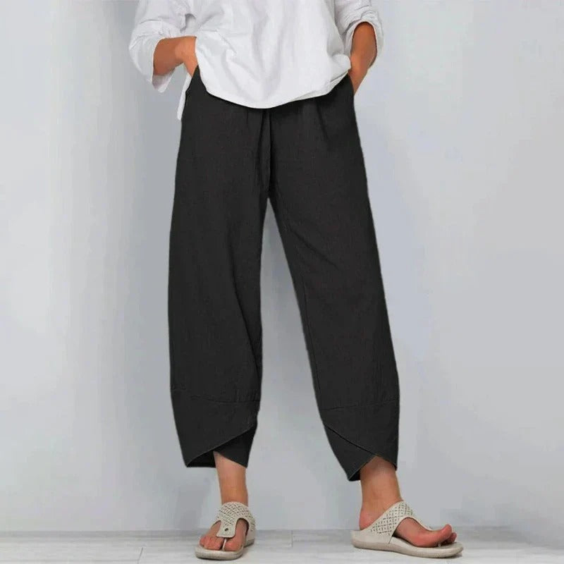 Florence Lake Wide-Leg Chic Breathable Summer Pants