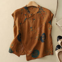 Morgan Relaxed Sleeveless Vintage Top Breathable