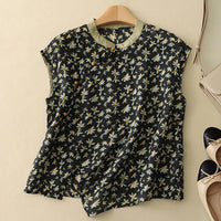 Morgan Relaxed Sleeveless Vintage Top Breathable