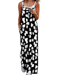 Alessandra Brooks Boho Wide-Leg Cotton Jumpsuit With Pockets