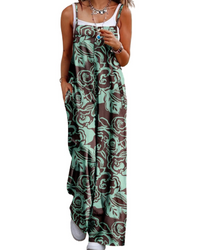Alessandra Brooks Boho Wide-Leg Cotton Jumpsuit With Pockets
