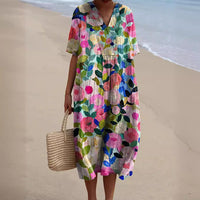 Nicolette Floral V-Neck Sundress