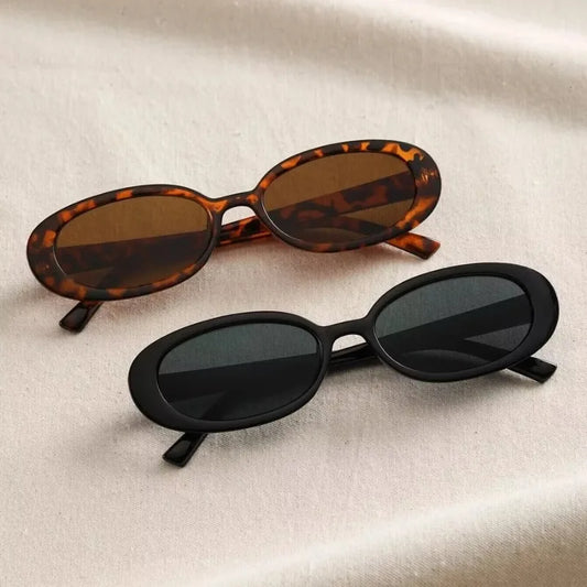 Genevieve Stone Retro Oval UV400 Vintage Sunglasses