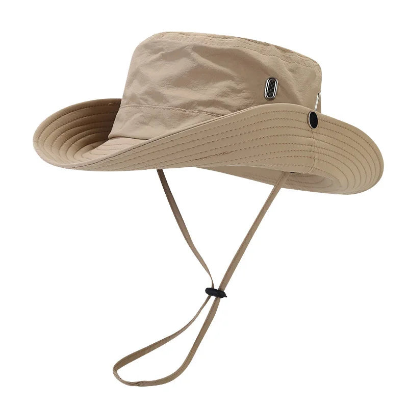 Constance Reed Wide Brim UV Protection Mesh Sun Hat