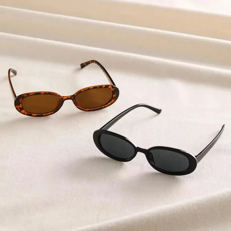 Genevieve Stone Retro Oval UV400 Vintage Sunglasses