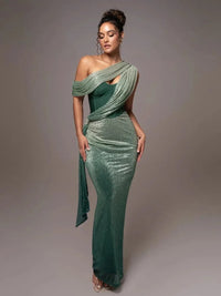 Golda One Shoulder Maxi Dress