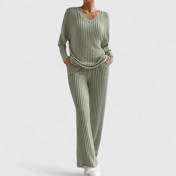 Helewise Knit Lounge Two-Piece Set