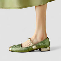 Caro Pearl Embellished Ballet Flats