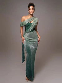 Golda One Shoulder Maxi Dress