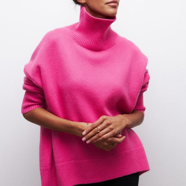 Danae Oversized Knit Turtleneck
