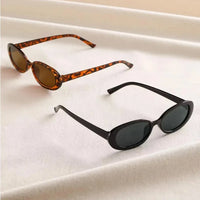 Genevieve Stone Retro Oval UV400 Vintage Sunglasses