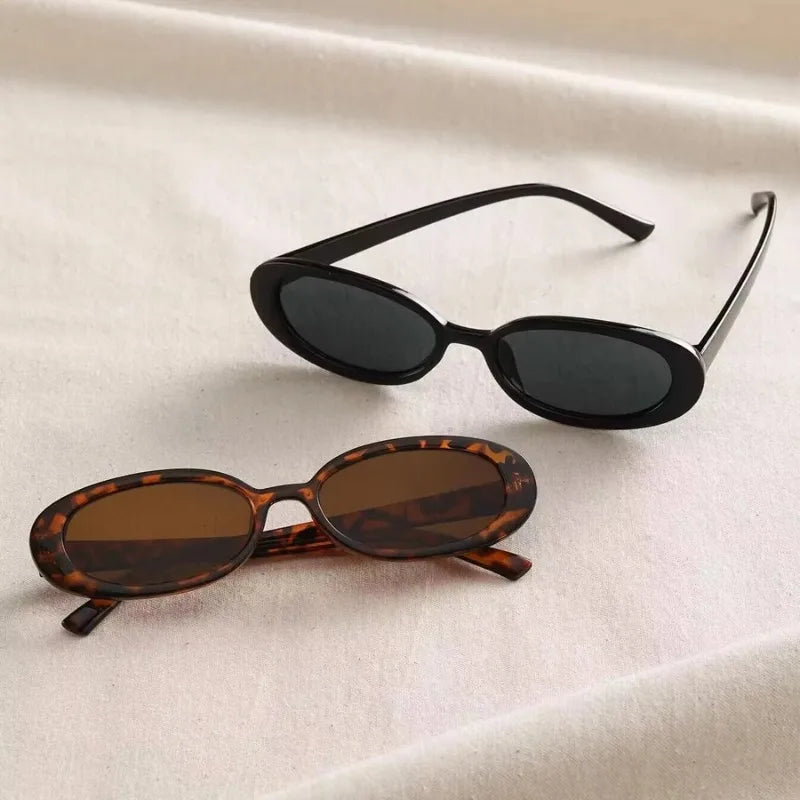 Genevieve Stone Retro Oval UV400 Vintage Sunglasses