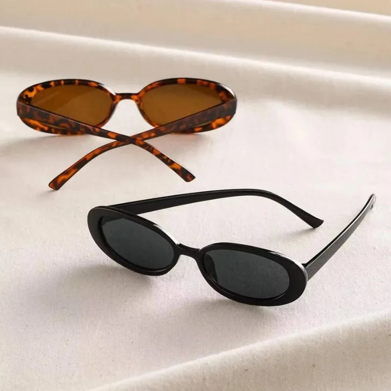 Genevieve Stone Retro Oval UV400 Vintage Sunglasses