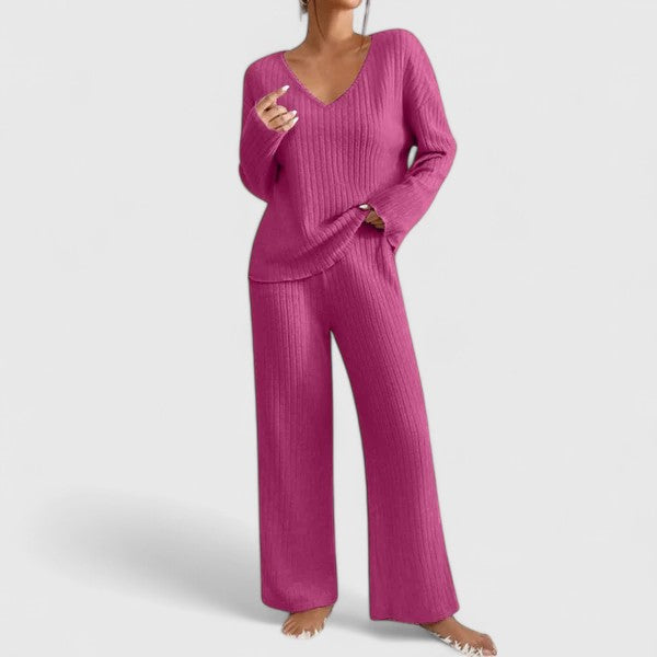Helewise Knit Lounge Two-Piece Set