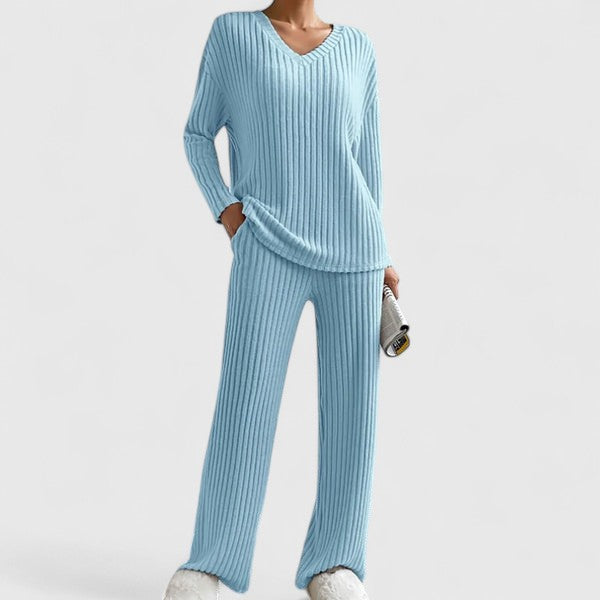 Helewise Knit Lounge Two-Piece Set