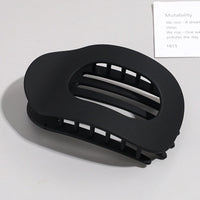 Kimberly Oval Matte Flat Hair Claw Clips Duckbill Bun Clip