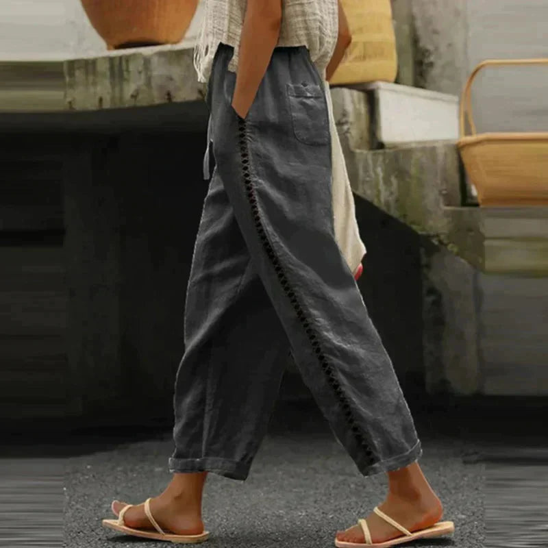 Patience High Waisted Tapered Trousers