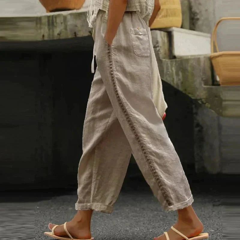 Patience High Waisted Tapered Trousers
