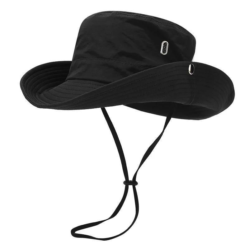 Constance Reed Wide Brim UV Protection Mesh Sun Hat