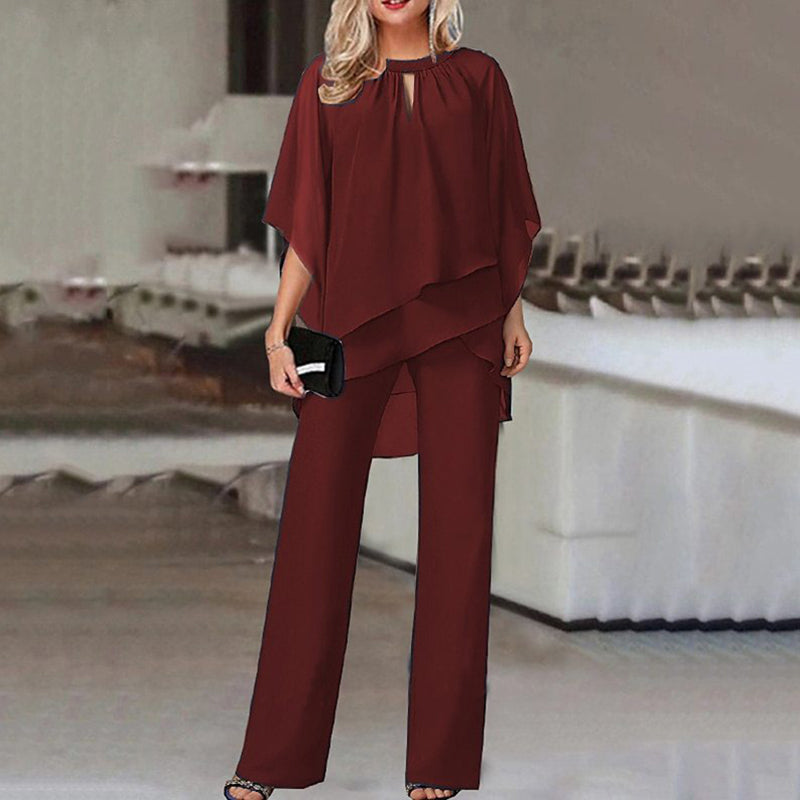 Vivienne Cross Chic Structured Two-Piece Set