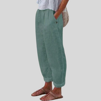 Carmen High Waisted Straight Leg Trousers